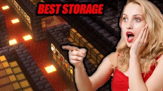 My Minecraft Storage System Makes All Girls Go Crazy - - Minecraft Hardcore #14