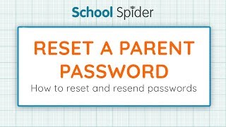 Resetting A Parent Password Tutorial