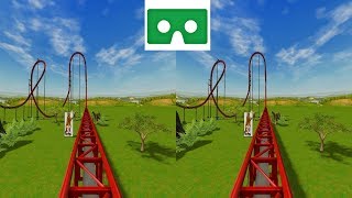 Roller Coaster 3D VR video 3D SBS VR box google cardboard 1