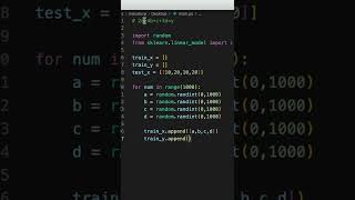 Build an ML model in 60 seconds!