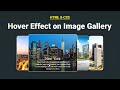 🖼️ Modern Image Gallery Slideshow 2025: Stunning Hover Effects with HTML & CSS | MZCode01 Tutorial 🚀