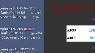 วิธีนับ pip กับ point ในตลาด Forex ง่ายๆใน 5 นาที