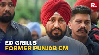 Former Punjab CM Charanjit Singh Channi Grilled by ED In An Alleged Illegal Sand Mining Case