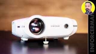 Mini Homge Projector under $100 / 3200 Lux / 2000:1 Contrast - Crenova XPE498 Unboxing \u0026 Review