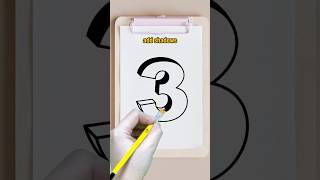 How to Draw 3D Number 3: Easy Step-by-Step Tutorial