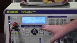 1000 Series MultiProduct Calibrator - Continuity Resistance Function