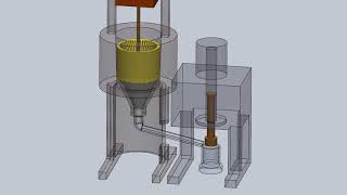 squeeze casting assembly