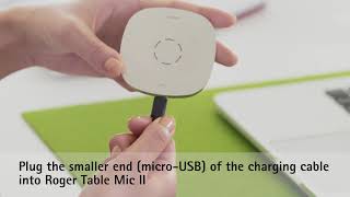 Roger Table Mic II - Alternative ways to charge