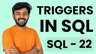TRIGGERS in SQL | SQL Mastery Ep- 22 | code io - Tamil