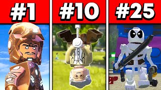 Top 25 BEST Characters in LEGO Marvel Games