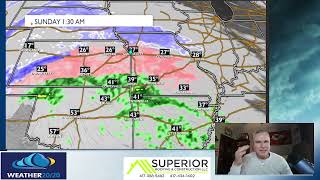 Thursday YouTube: Showers, thunderstorms, ice and snow, here is the break down for the weekend.