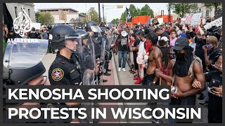 Protests in Kenosha, Wisconsin after police shooting of Jacob Blake