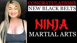Congratulations To The New Black Belts! | Ninja Martial Arts Training: Ninjutsu, Ninpo