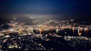 長崎・稲佐山ロープウェイからの夜景   4K