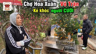 Chợ hoa Tết 2024 - Xả Quất Đào Đẹp Giá Rẻ Như Cho Chợ Hoa Công Viên Thống Nhất | Cuộc Sống Hà Nội