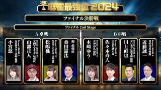 麻雀最強戦2024ファイナル 1st Stageハイライト