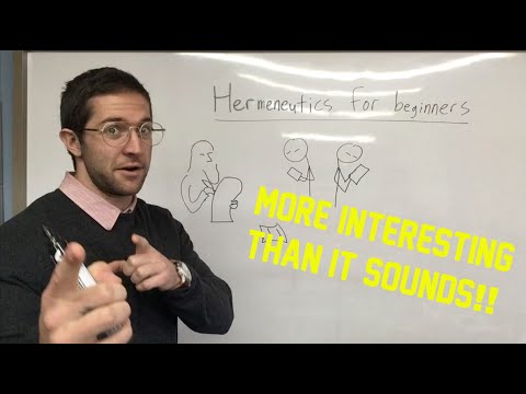 Why is hermeneutics an art?