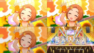 デレステmv比較動画 クレイジークレイジー 3dリッチ標準軽量2d 正規メンバー