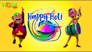 Motu Patlu Cartoons In Hindi |  Animated Series |  HOLI special with Motu Patlu | Wow Kidz