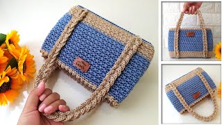 VERY BEAUTIFUL CROCHET BAG SUPER EASY FOR BEGINNERS