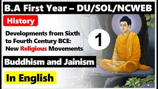 BA First Year History Unit 5 PART 1 I  Buddhism and Jainism  I DU regular SOL NCWEB