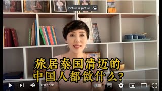 旅居泰国清迈的中国人都做什么？