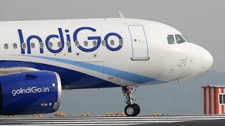 indigo airlines take-off from Calicut international airport