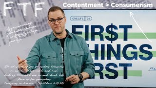 Money Talk | First Things First | Pastor Jared Moore