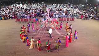 Vardhana School Annual Day 2025 - 9th Class Girls - Jada koppu Kolatam