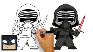 How to Draw Star Wars | Kylo Ren