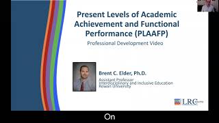 LRC PL Shorts: Present Levels of Academic Achievement and Functional Performance PLAAFPs