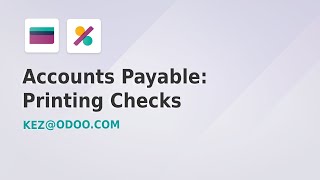 Accounts Payable: Printing Checks - Odoo 17 (Part 5 of 12)