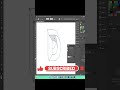 create D logo in adobe illustrator #shorts #illustrator #Dlogo #logo