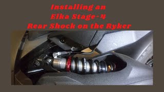 Installing Elka Stage 4 Rear Shock on a Can-Am Ryker 900 ACE