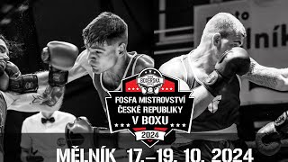 FOSFA MČR mužů a žen v boxu 2024 - Mělník - 17.10.2024