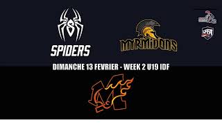 Météores@Myrmidons/Spiders Highlights | U19