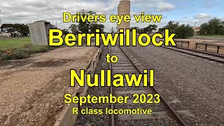 Drivers eye view, Berriwillock to Nullawil