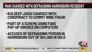 Man charged with defrauding Harrisburg resident out $64,000 in gold