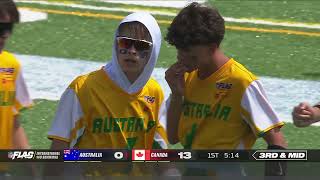 Australia vs  Canada | NFL FLAG Football