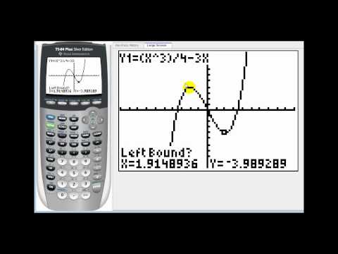 How to Determine Relative Extrema on the Graphing Calculator How to Determine Relative Extrema on the Graphing Calculator