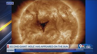 Second giant hole has appeared on the sun