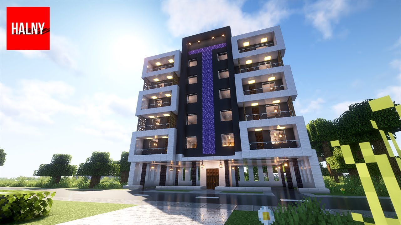Minecraft Apartment Tutorial Build Youtube