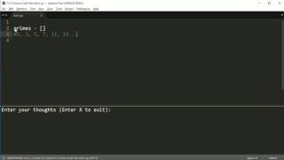 Python Programming Series (Lists 9): Examples of using lists