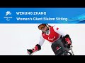 🇨🇳 A second Paralympic Bronze for Wenjing Zhang! 🥉🥉 | Beijing 2022 Paralympic Winter Games