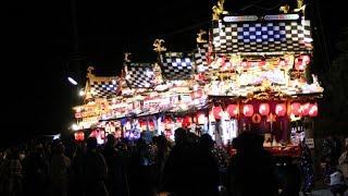 三佐・野坂神社春季大祭2017　宵山巡幸　金刀比羅神社前