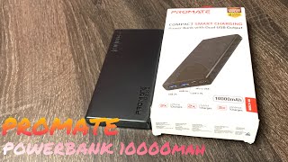 PROMATE BOLT-10 POWERBANK UNBOXING AND REVIEW