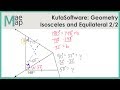 KutaSoftware: Geometry- Isosceles And Equilateral Triangles Part 2