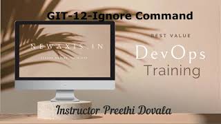 GIT - gitignore command - 12