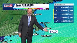 Video: 20-foot waves possible as Erin moves north