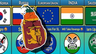 What if Srilanka 🇱🇰 Died Reaction From Different Countries _ Countryball Sri Lanka